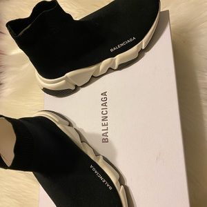 balenciaga shoes sock red